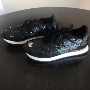 Sequin running/walking shoes